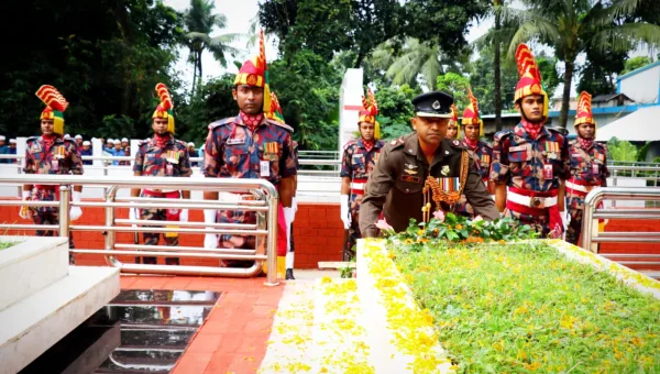 ভাবগাম্ভীর্যে বীরশ্রেষ্ঠ নূর মোহাম্মদ শেখের ৫৫তম শাহাদতবার্ষিকী পালন